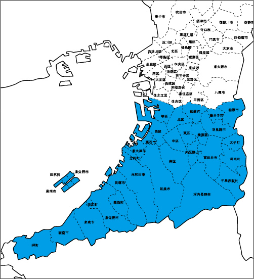 対応地域マップ